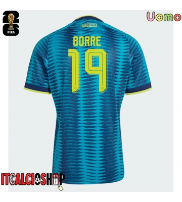 Colombia Rafael Santos Borre #19 Seconda Maglia Mondiali 2026 Manica Corta